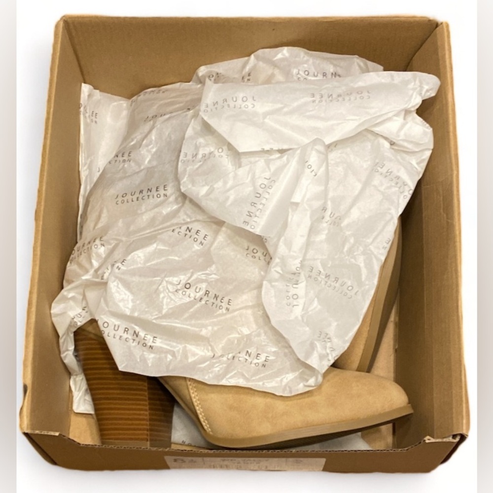 NWT Dual-Zip Heeled Ankle Booties, Journee Collection Women's Vally - Picture 11 of 16